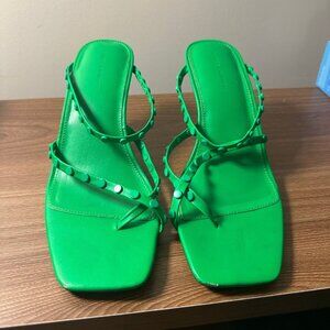 Neon Green Rebecca Minkoff Sandals